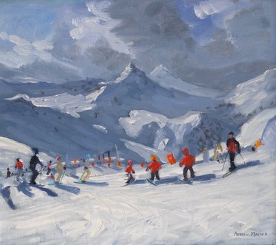 Escuela de Esquí, Tignes, 2009 de Andrew Macara